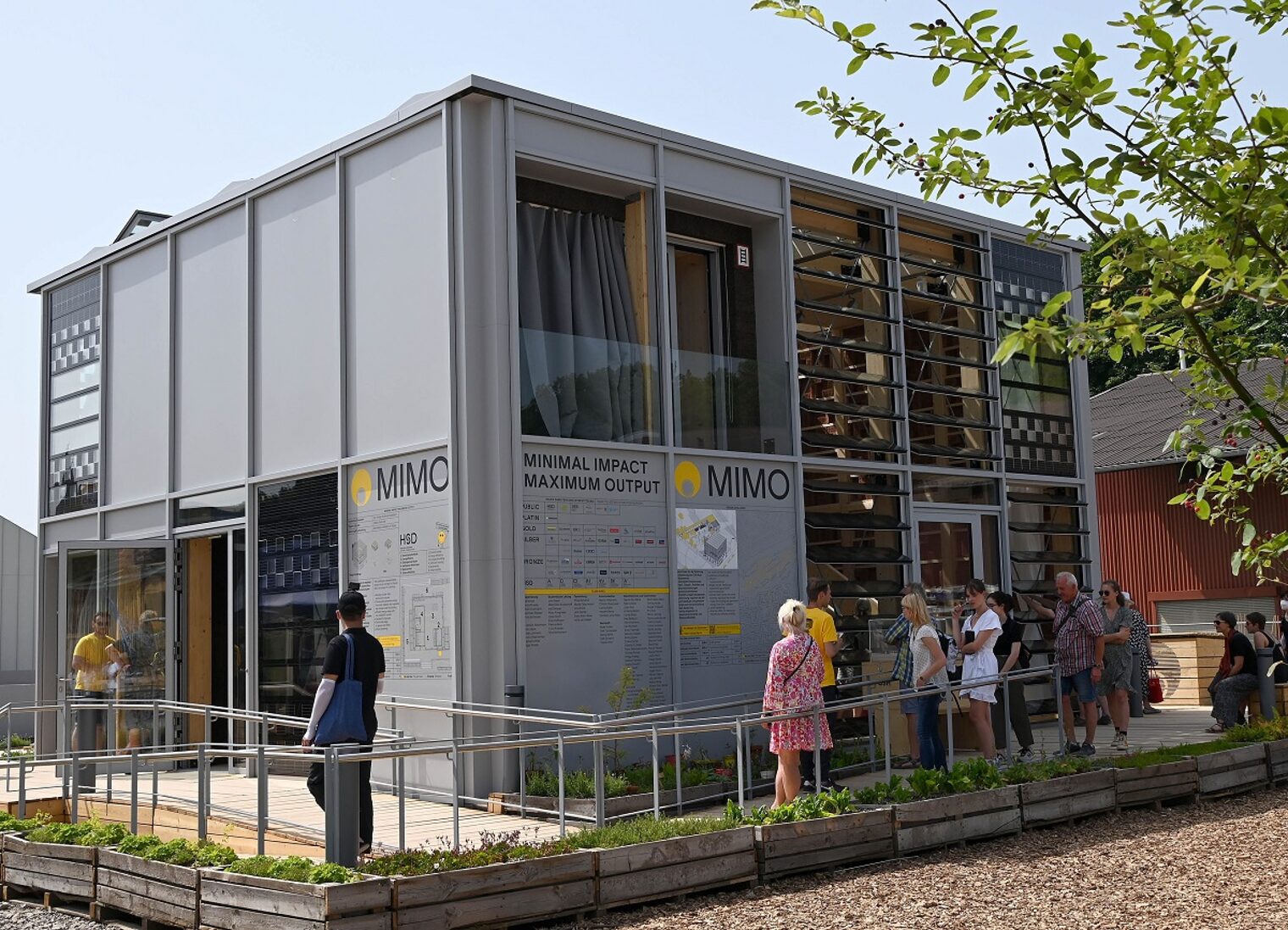 Das Modellhaus des MIMO-Teams der Hochschule Düsseldorf.