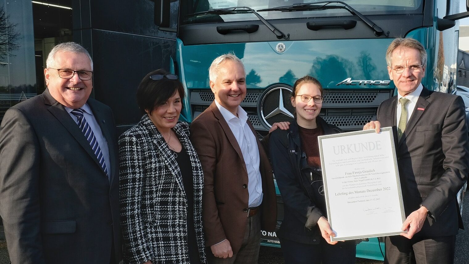 Rolf Meurer, Sandra Heidefeld, Frank Dziallas, Finnja Graulich und Andreas Ehlert 