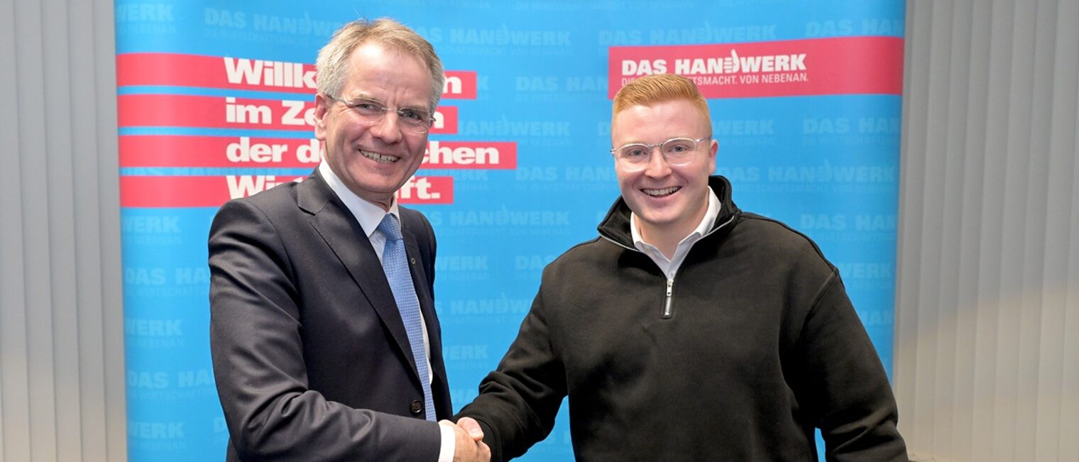 André Pauly und Andreas Ehlert Präsident Andreas Ehlert und André Pauly