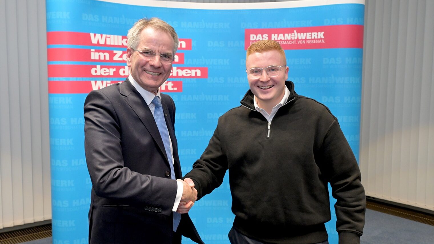 Präsident Andreas Ehlert und André Pauly