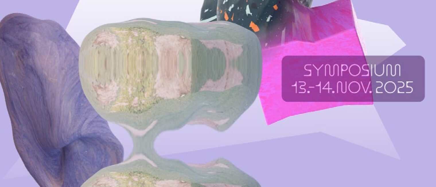 Man sieht einen Flyer von Transform NRW mit der Aufschrift Symposium 13. bis 14 November 2025